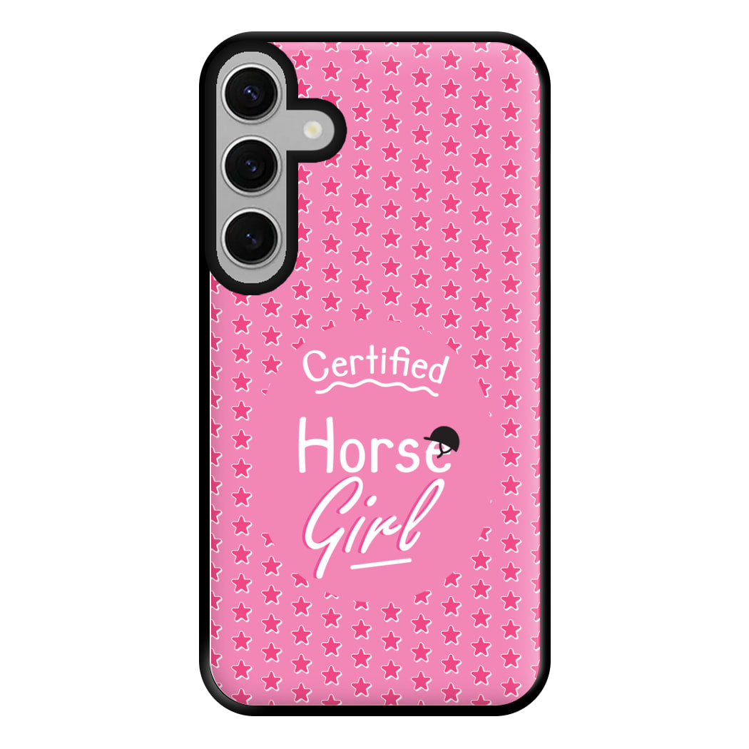 Certified Horse Girl - Horses Phone Case for Galaxy S24FE