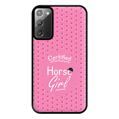 Certified Horse Girl - Horses Phone Case for Galaxy Note 20 Ultra