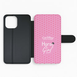 Certified Horse Girl - Horses Flip Phone Case
