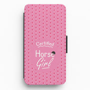Certified Horse Girl - Horses Flip / Wallet Phone Case 1