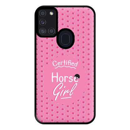 Certified Horse Girl - Horses Phone Case for Galaxy A21s