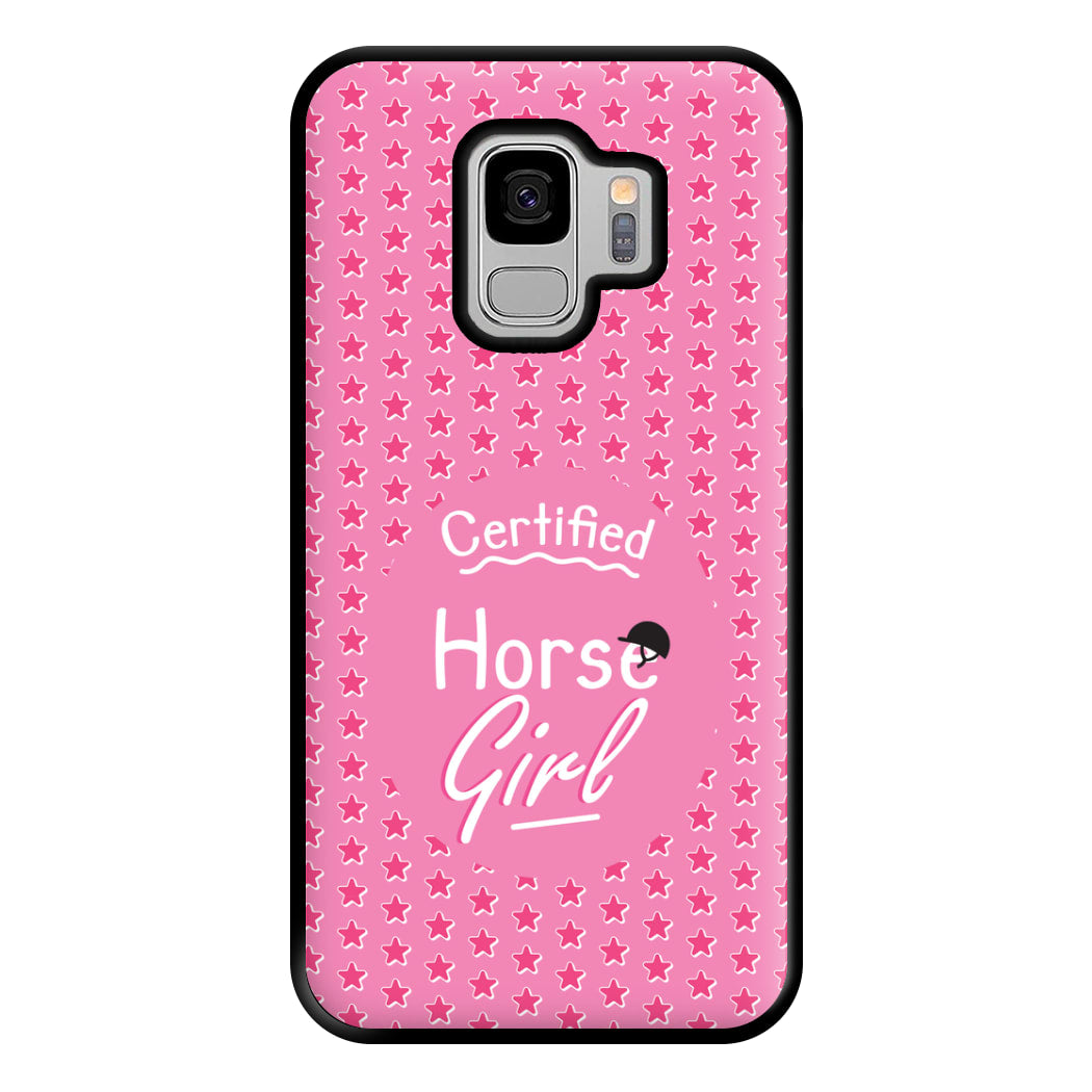 Certified Horse Girl - Horses Phone Case for Galaxy S9 Plus