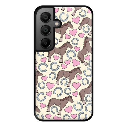 Horses And Horseshoes Pattern - Horses Phone Case for Google Pixel 8