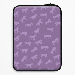 Purple Horse Pattern - Horses Universal Laptop Sleeve