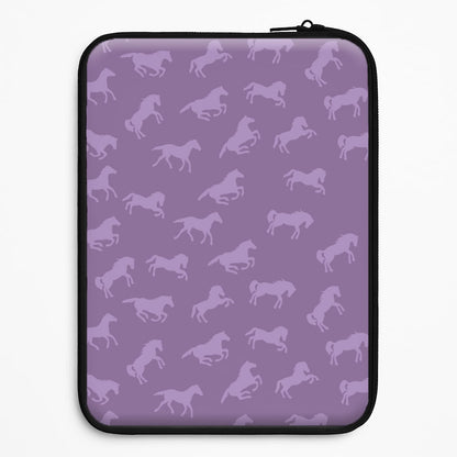 Purple Horse Pattern - Horses Universal Laptop Sleeve