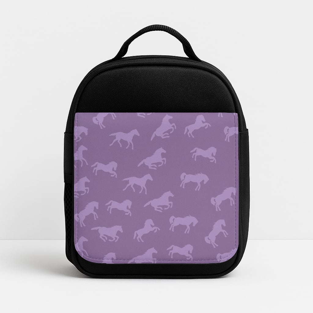 Purple Horse Pattern - Horses Lunchbox