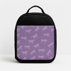 Purple Horse Pattern - Horses Lunchbox