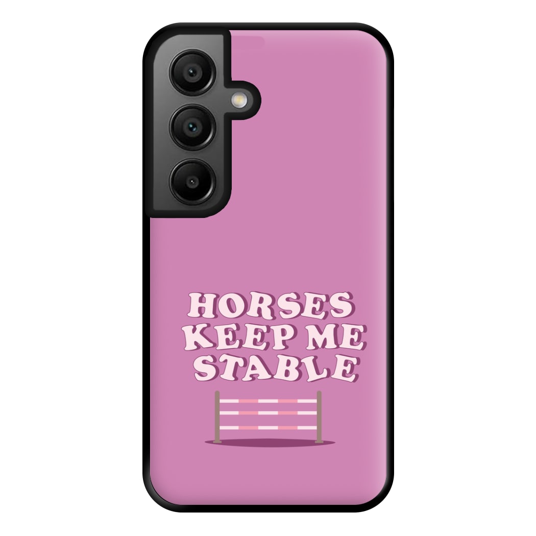 Horses Keep Me Stable - Horses Phone Case for Google Pixel 8