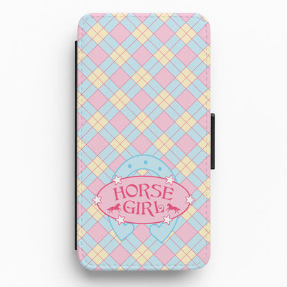 Horse Girl - Horses Flip / Wallet Phone Case