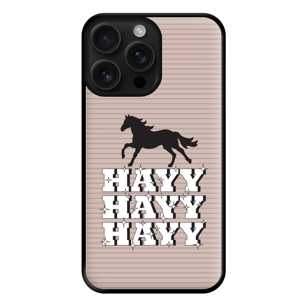 Hayy Hayy Hayy - Horses Phone Case