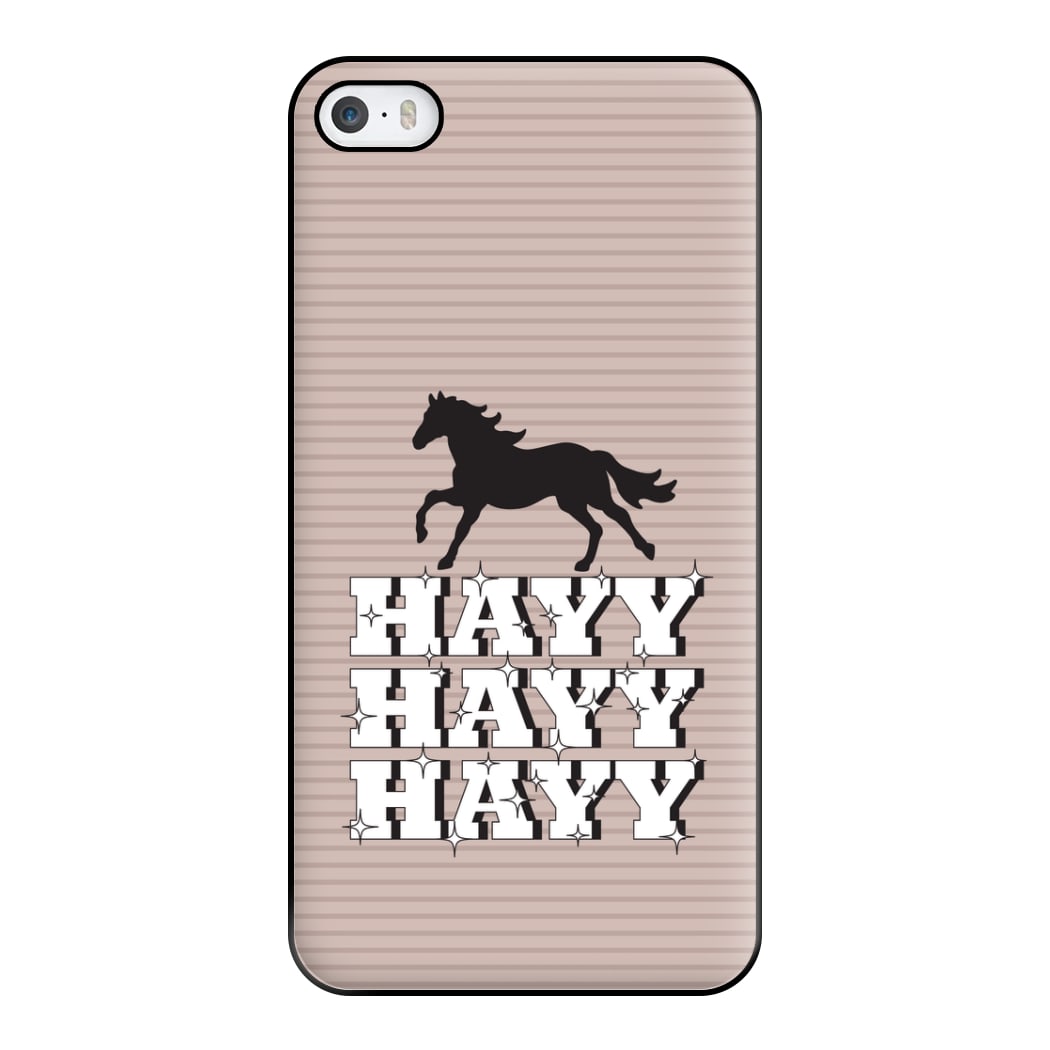 Hayy Hayy Hayy - Horses Phone Case for iPhone 5 / 5s / SE 2016