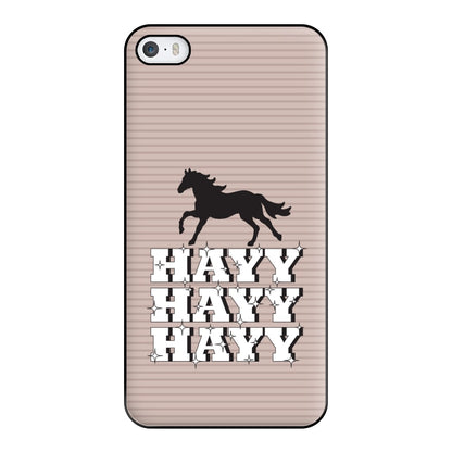 Hayy Hayy Hayy - Horses Phone Case for iPhone 5 / 5s / SE 2016