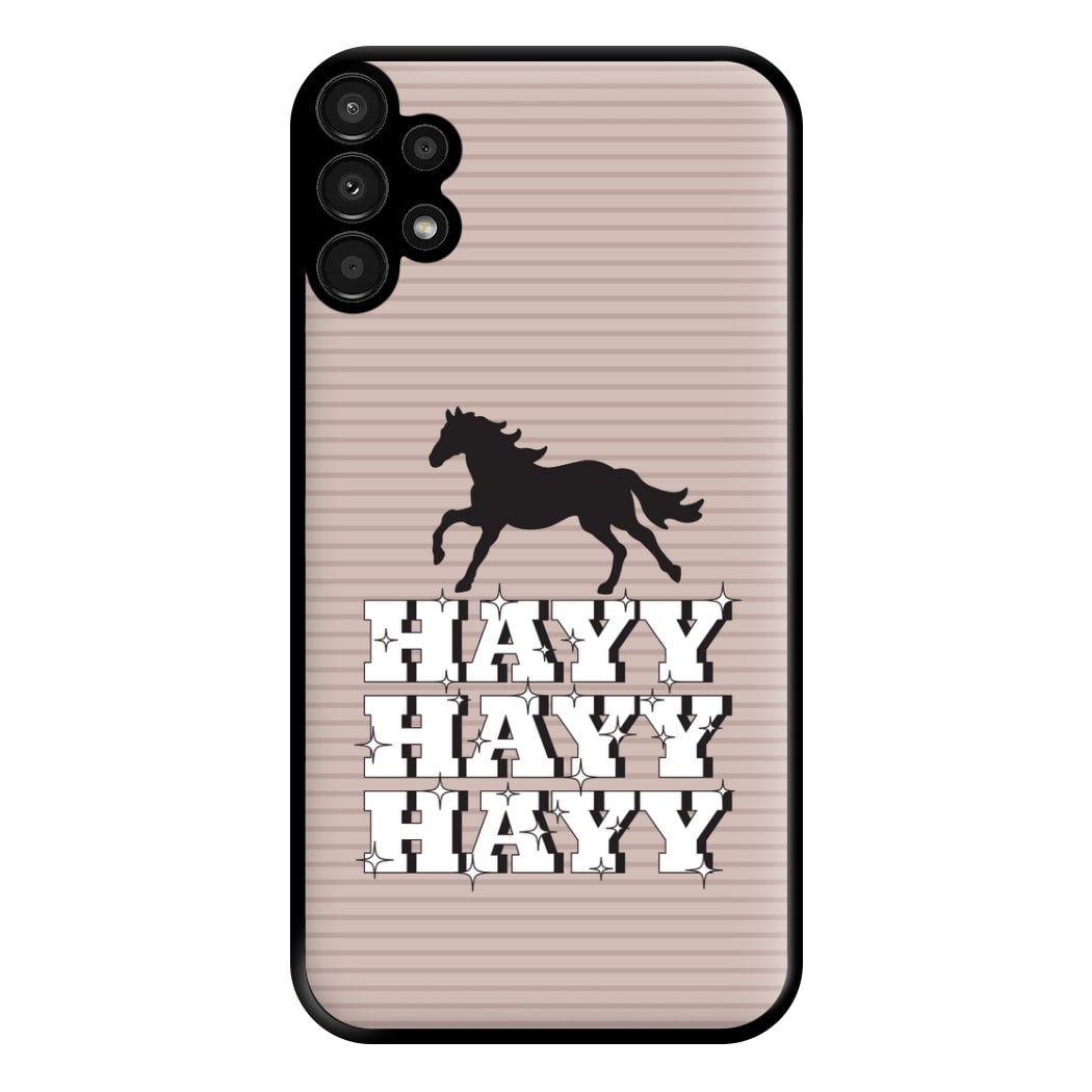 Hayy Hayy Hayy - Horses Phone Case for Galaxy A13