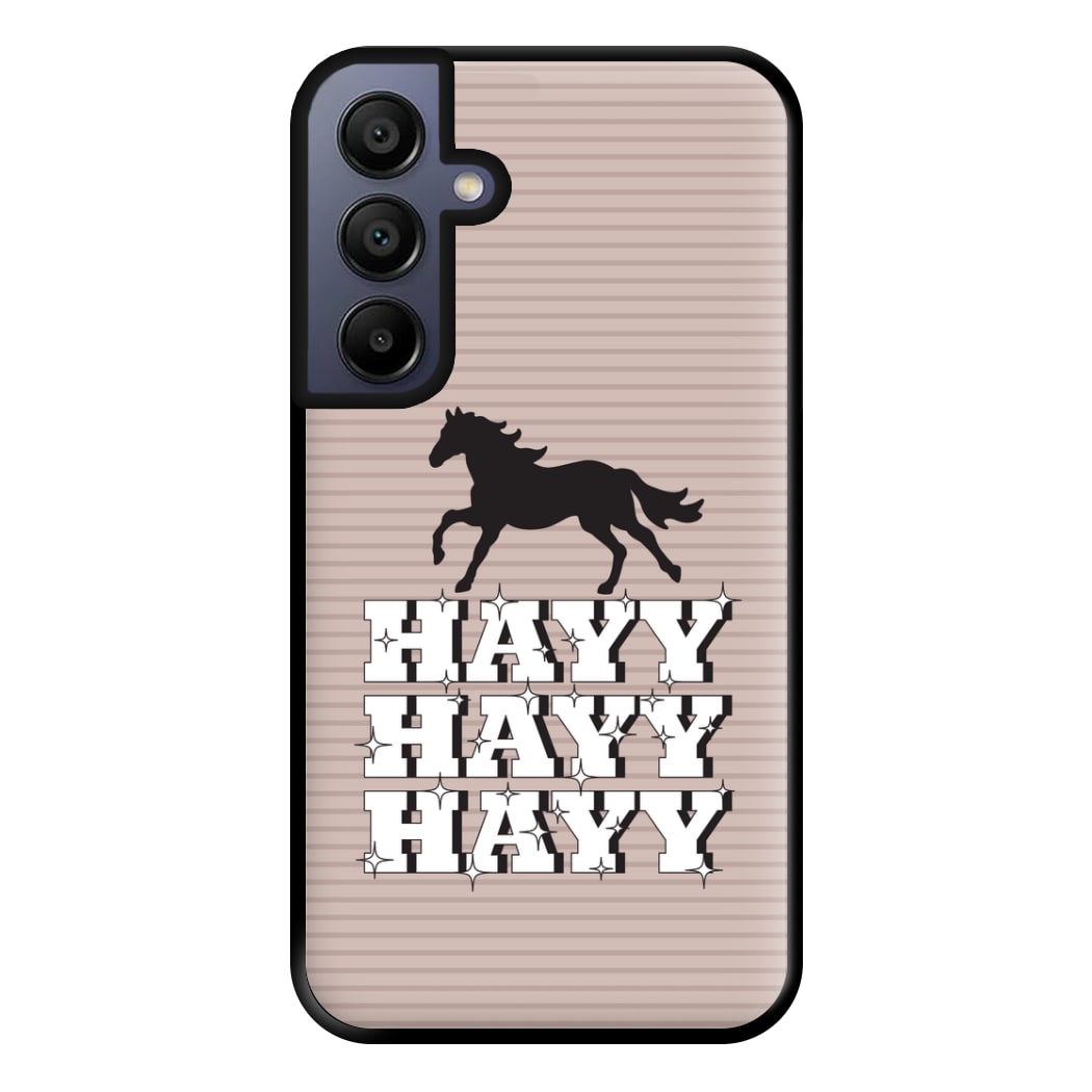 Hayy Hayy Hayy - Horses Phone Case for Galaxy A15