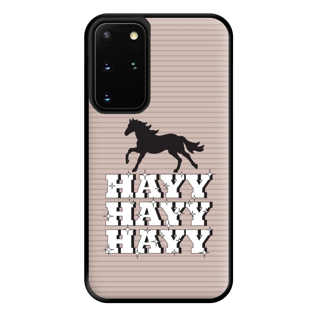 Hayy Hayy Hayy - Horses Phone Case for Galaxy S20 Plus