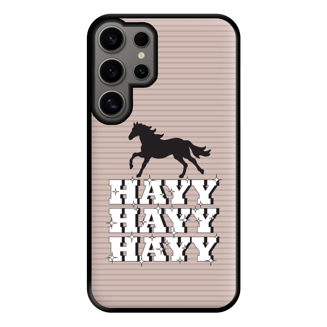 Hayy Hayy Hayy - Horses Phone Case for Galaxy S24 Ultra