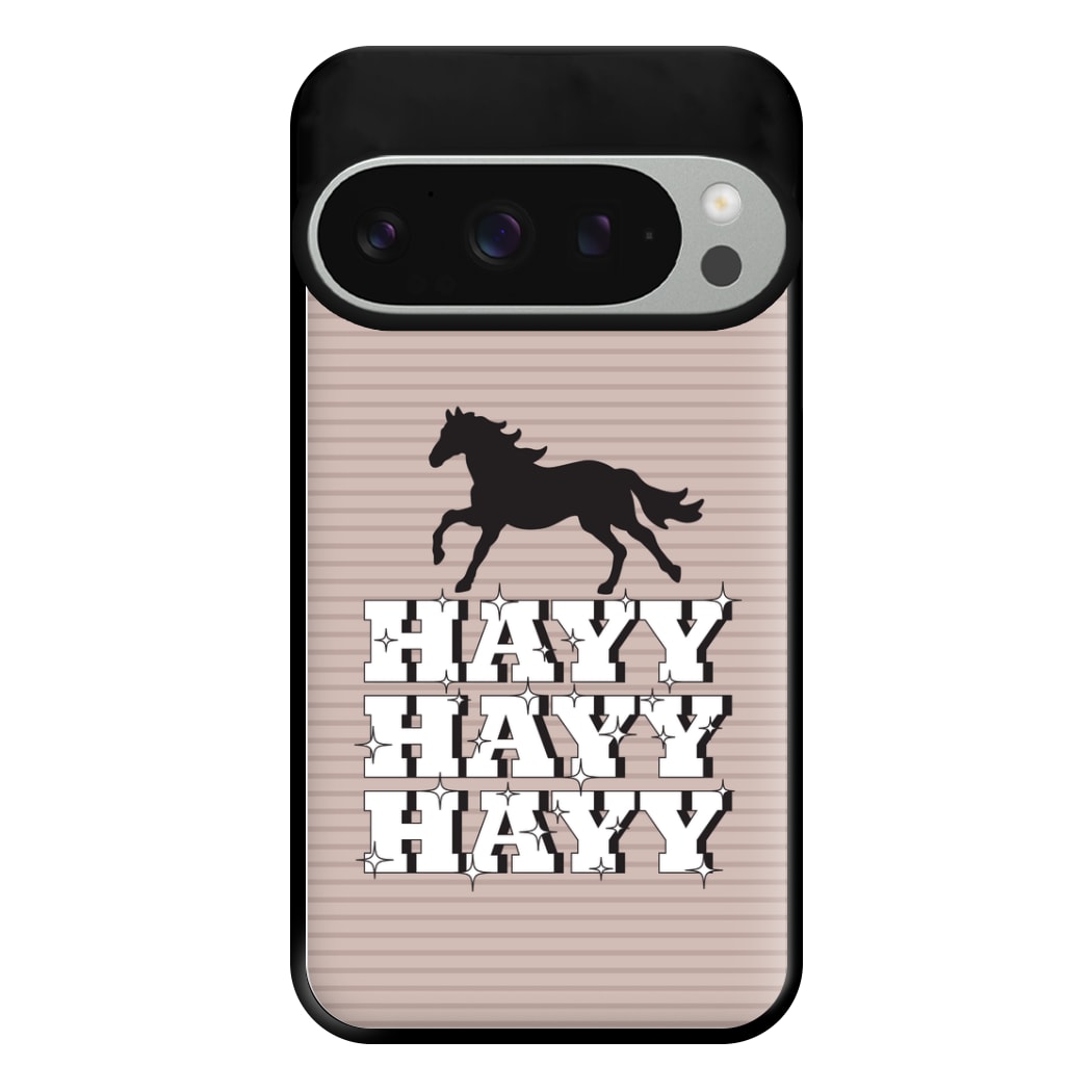 Hayy Hayy Hayy - Horses Phone Case for Google Pixel 9 Pro XL