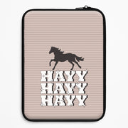 Hayy Hayy Hayy - Horses Laptop Sleeve 1