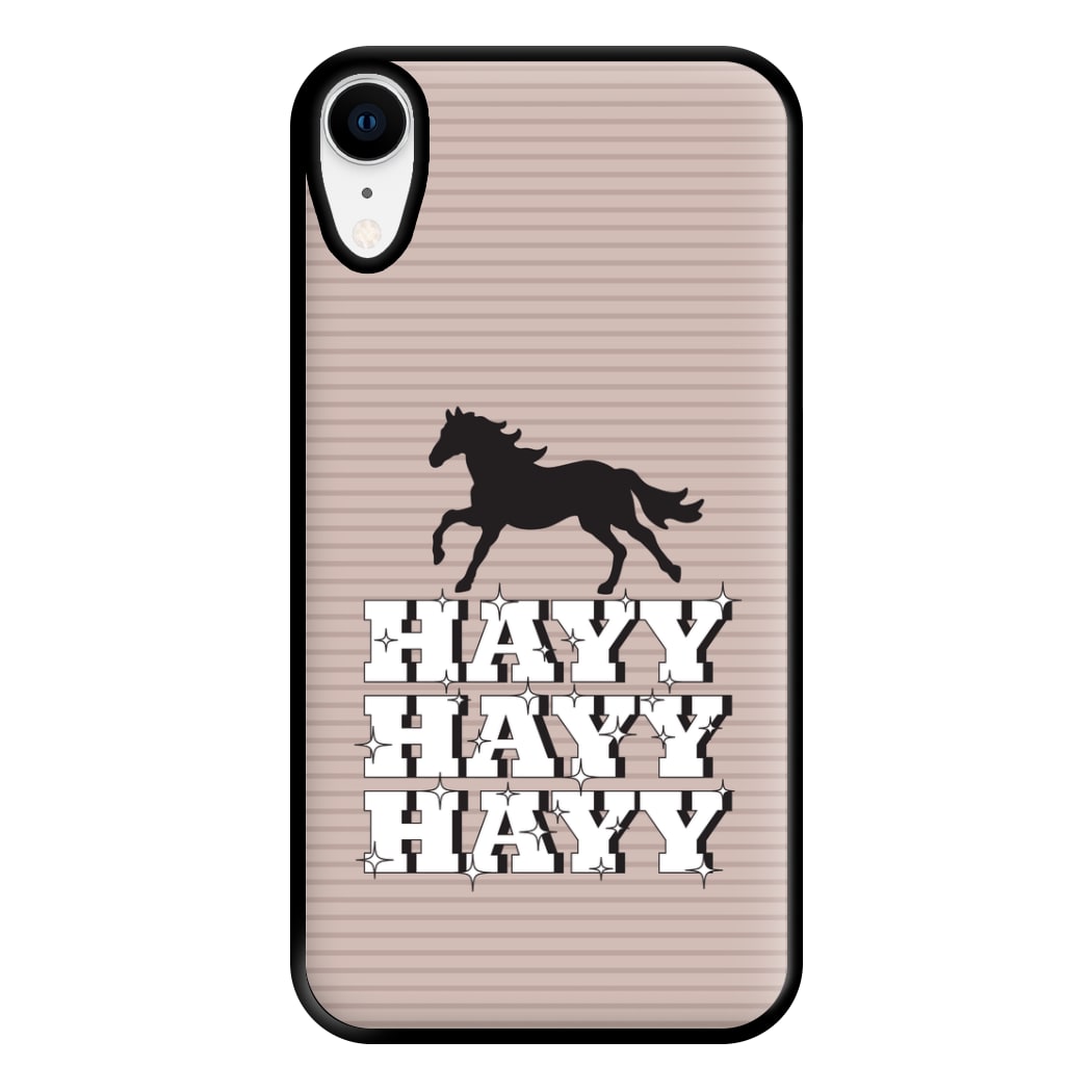 Hayy Hayy Hayy - Horses Phone Case for iPhone XR