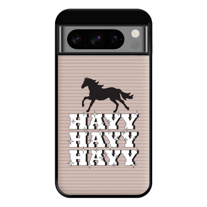 Hayy Hayy Hayy - Horses Phone Case for Google Pixel 8 Pro