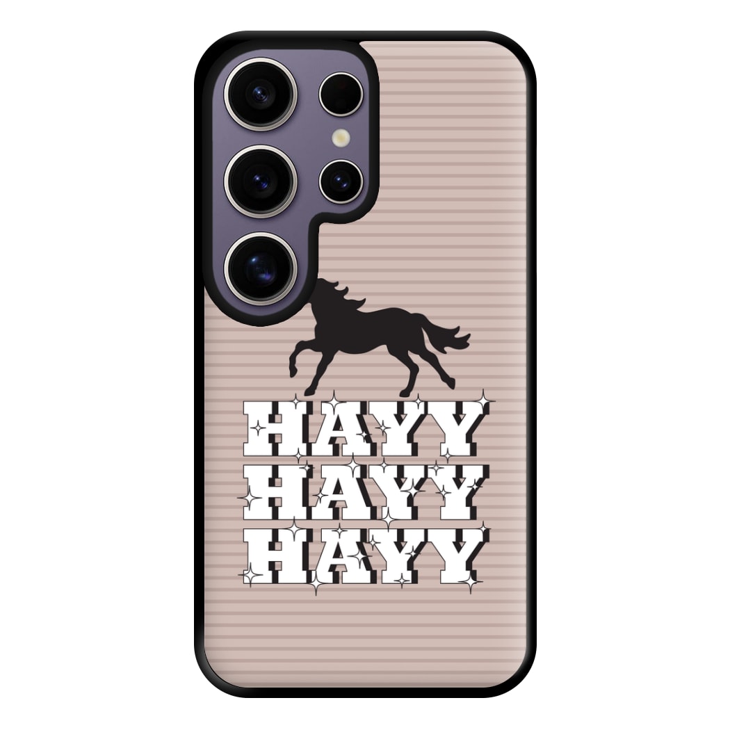 Hayy Hayy Hayy - Horses Phone Case for Galaxy S25 Ultra