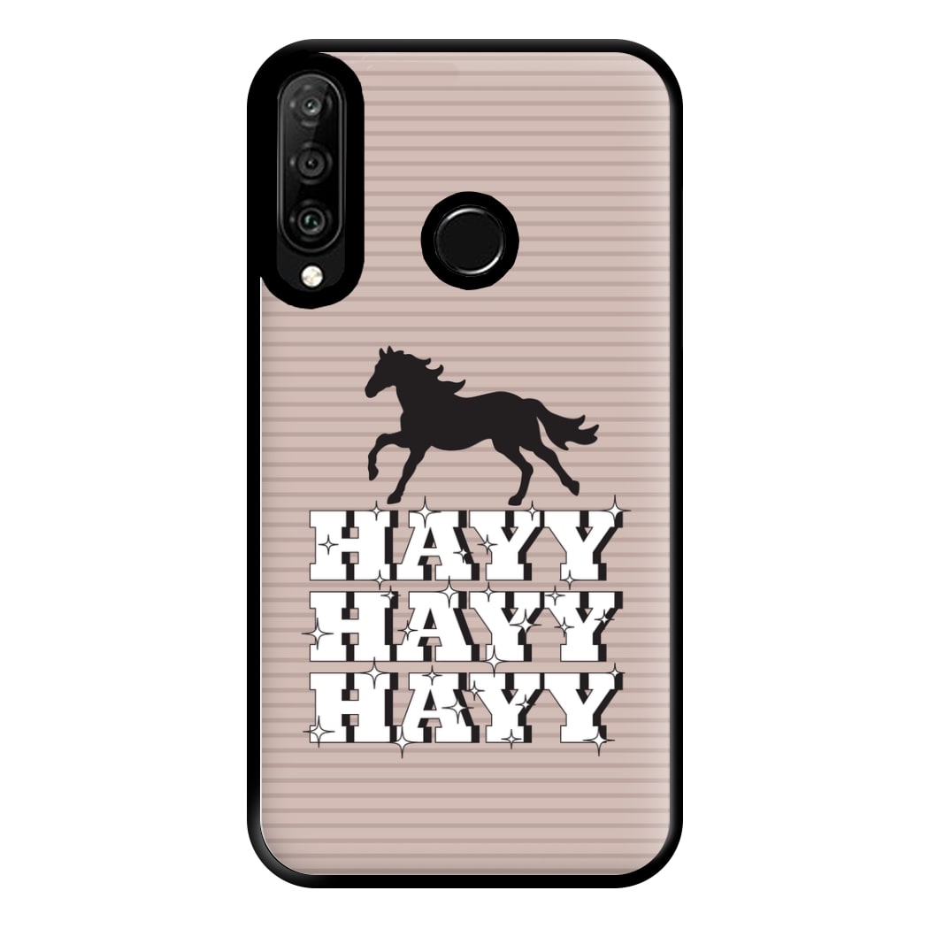 Hayy Hayy Hayy - Horses Phone Case for Huawei P30 Lite