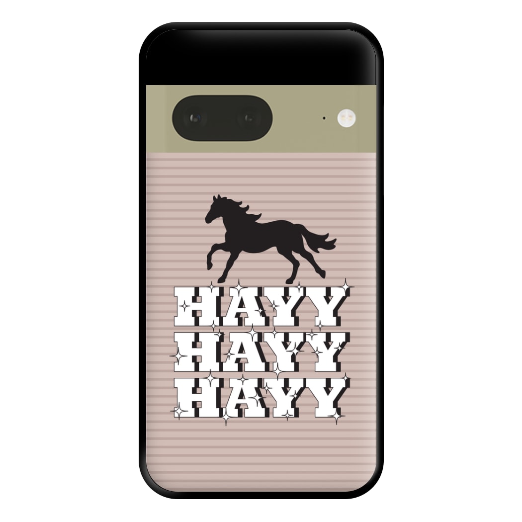 Hayy Hayy Hayy - Horses Phone Case for Google Pixel 7a