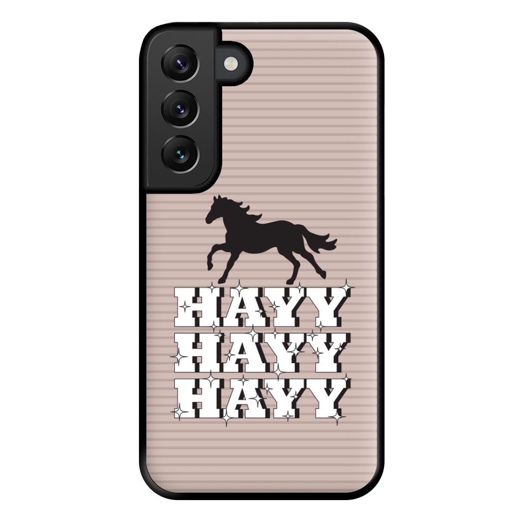 Hayy Hayy Hayy - Horses Phone Case for Galaxy S22 Plus