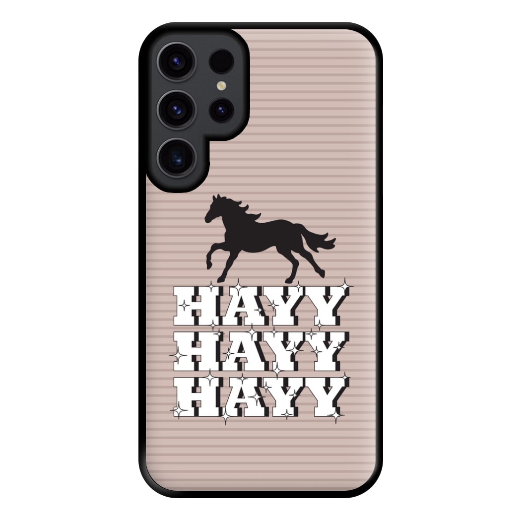 Hayy Hayy Hayy - Horses Phone Case for Galaxy S23 Ultra