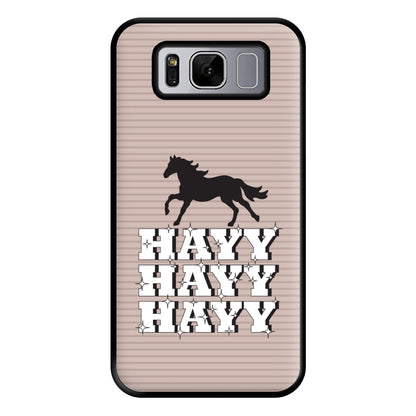 Hayy Hayy Hayy - Horses Phone Case for Galaxy S8 Plus