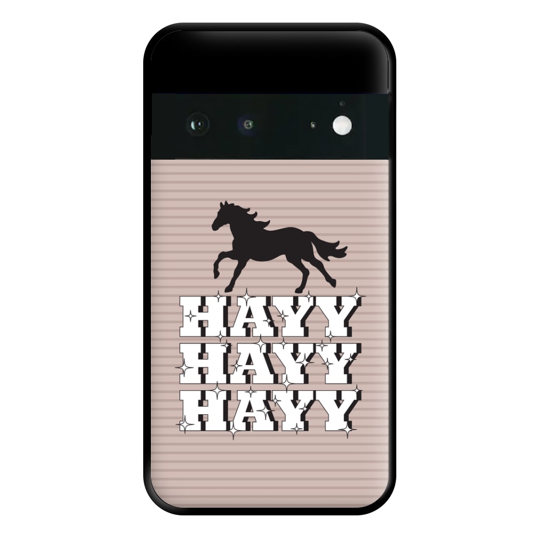 Hayy Hayy Hayy - Horses Phone Case for Google Pixel 6a