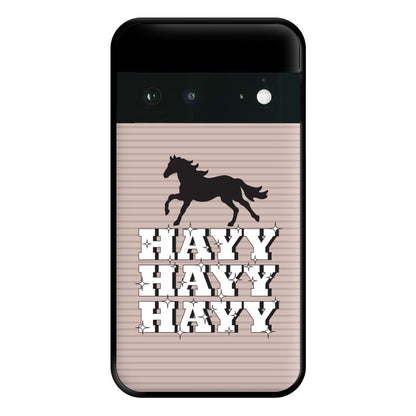 Hayy Hayy Hayy - Horses Phone Case for Google Pixel 6a