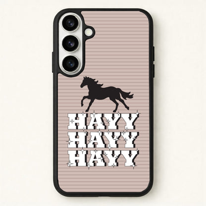 Hayy Hayy Hayy - Horses Phone Case for Galaxy S26 Plus