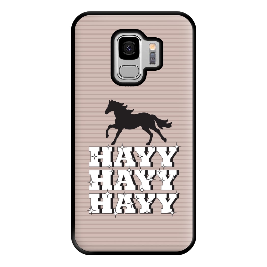 Hayy Hayy Hayy - Horses Phone Case for Galaxy S9 Plus