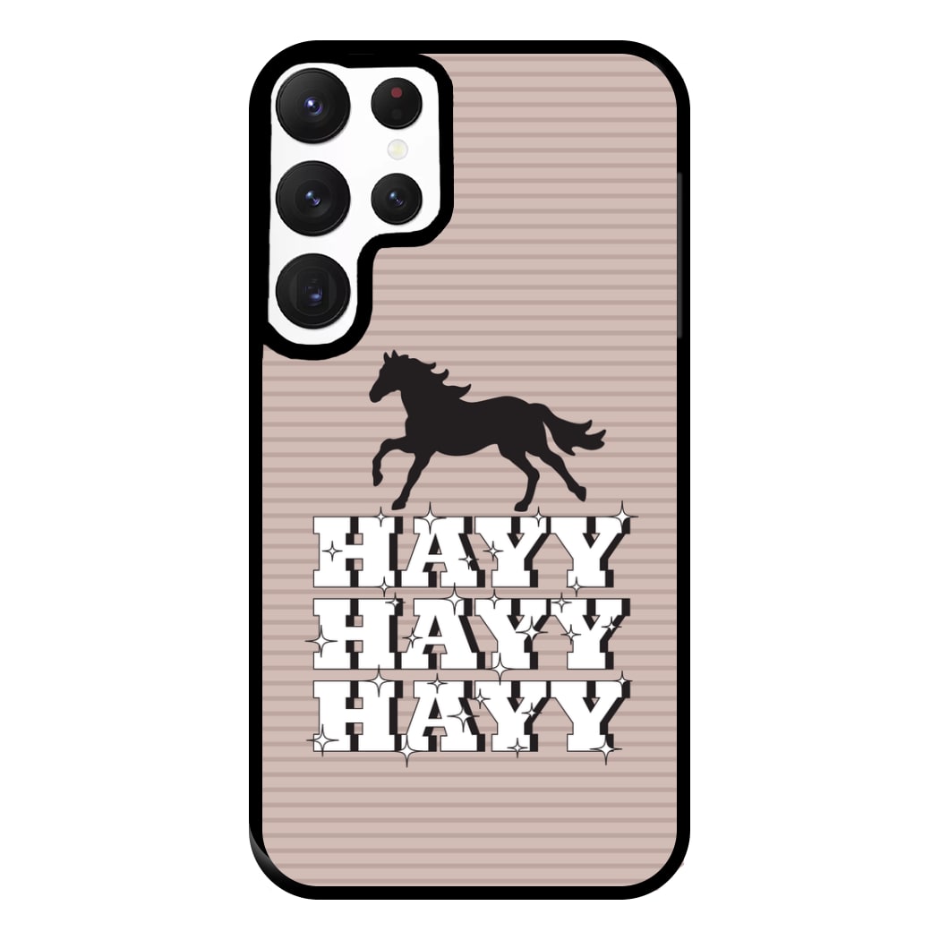 Hayy Hayy Hayy - Horses Phone Case for Galaxy S22 Ultra