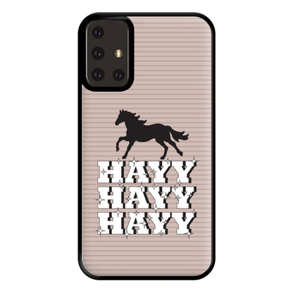 Hayy Hayy Hayy - Horses Phone Case for Galaxy A71