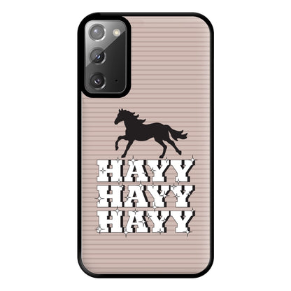 Hayy Hayy Hayy - Horses Phone Case for Galaxy Note 20 Ultra