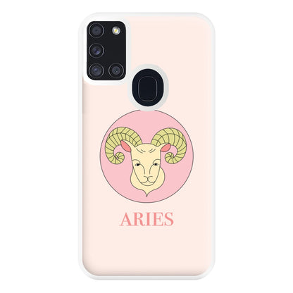 Aries - Tarot Cards Phone Case for Galaxy A21s