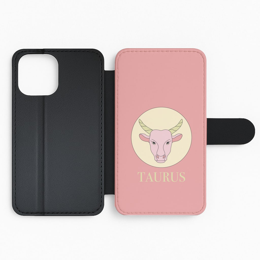 Taurus - Tarot Cards Flip Phone Case
