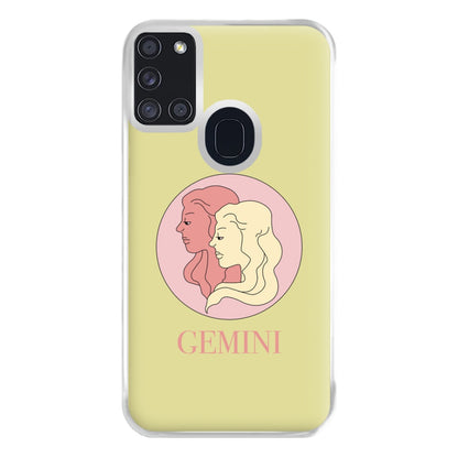 Gemini - Tarot Cards Phone Case for Galaxy A21s