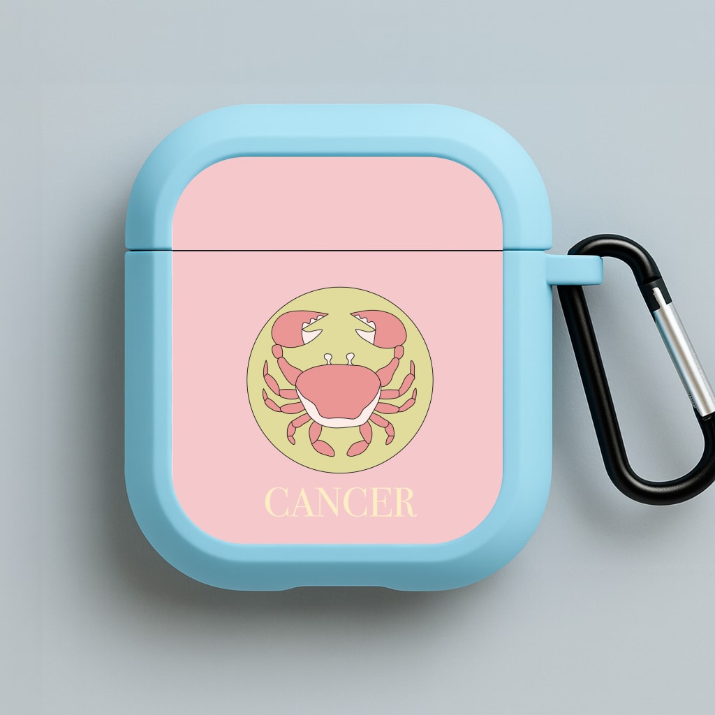 Cancer - Tarot Cards Blue AirPods Case