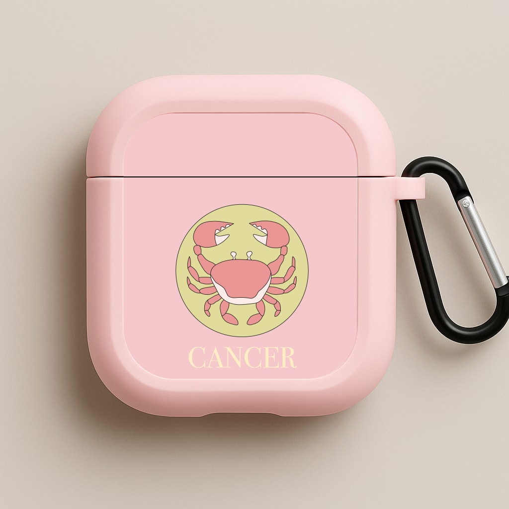 Cancer - Tarot Cards Pink AirPods Case