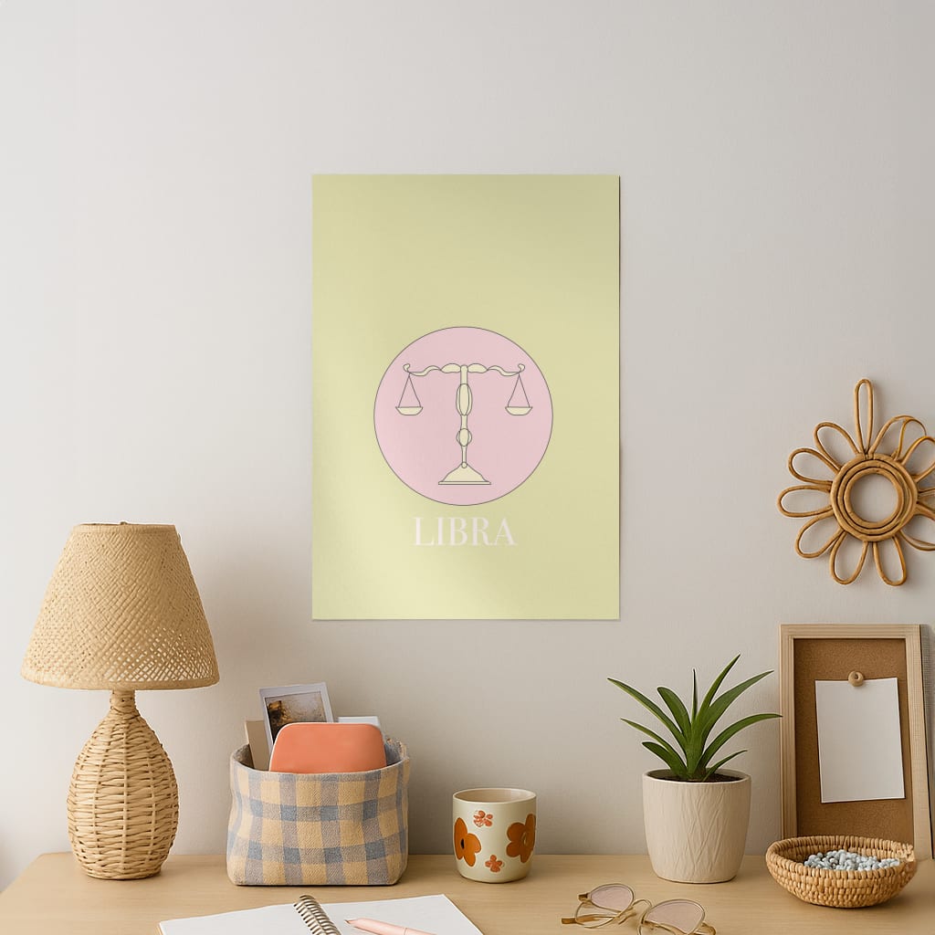 Libra - Tarot Cards Art Print