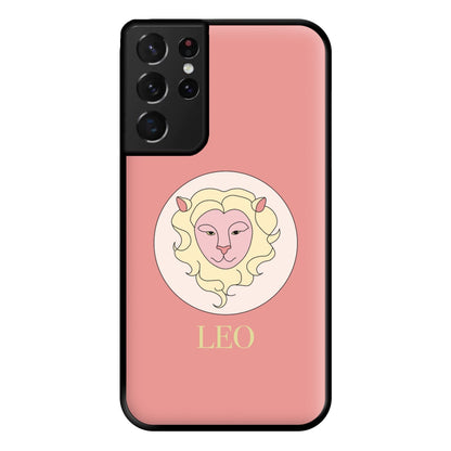 Leo - Tarot Cards Phone Case for Galaxy S21 Ultra