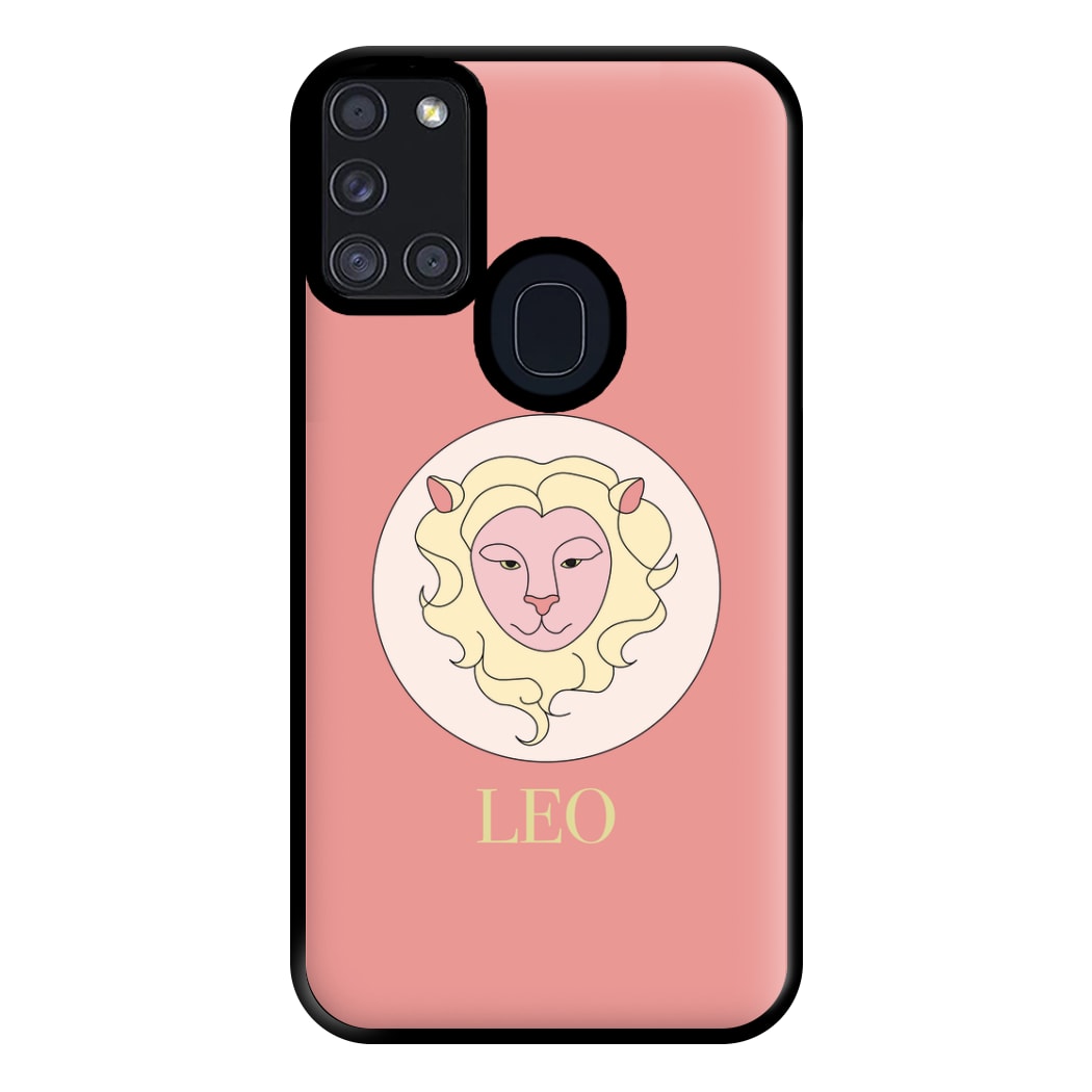 Leo - Tarot Cards Phone Case for Galaxy A21s