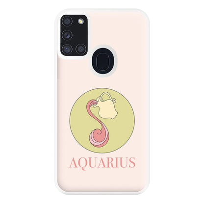 Aquarius - Tarot Cards Phone Case for Galaxy A21s