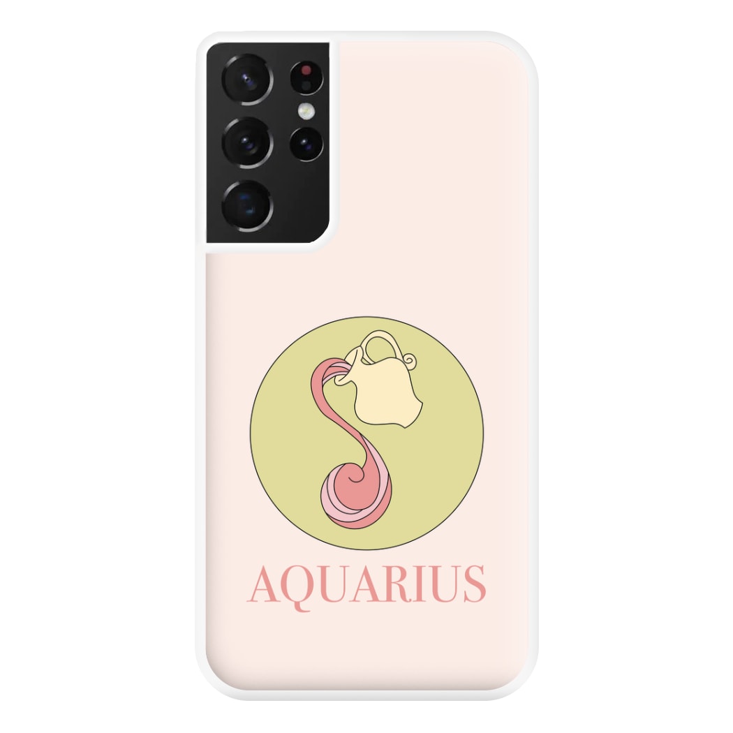 Aquarius - Tarot Cards Phone Case for Galaxy S21 Ultra