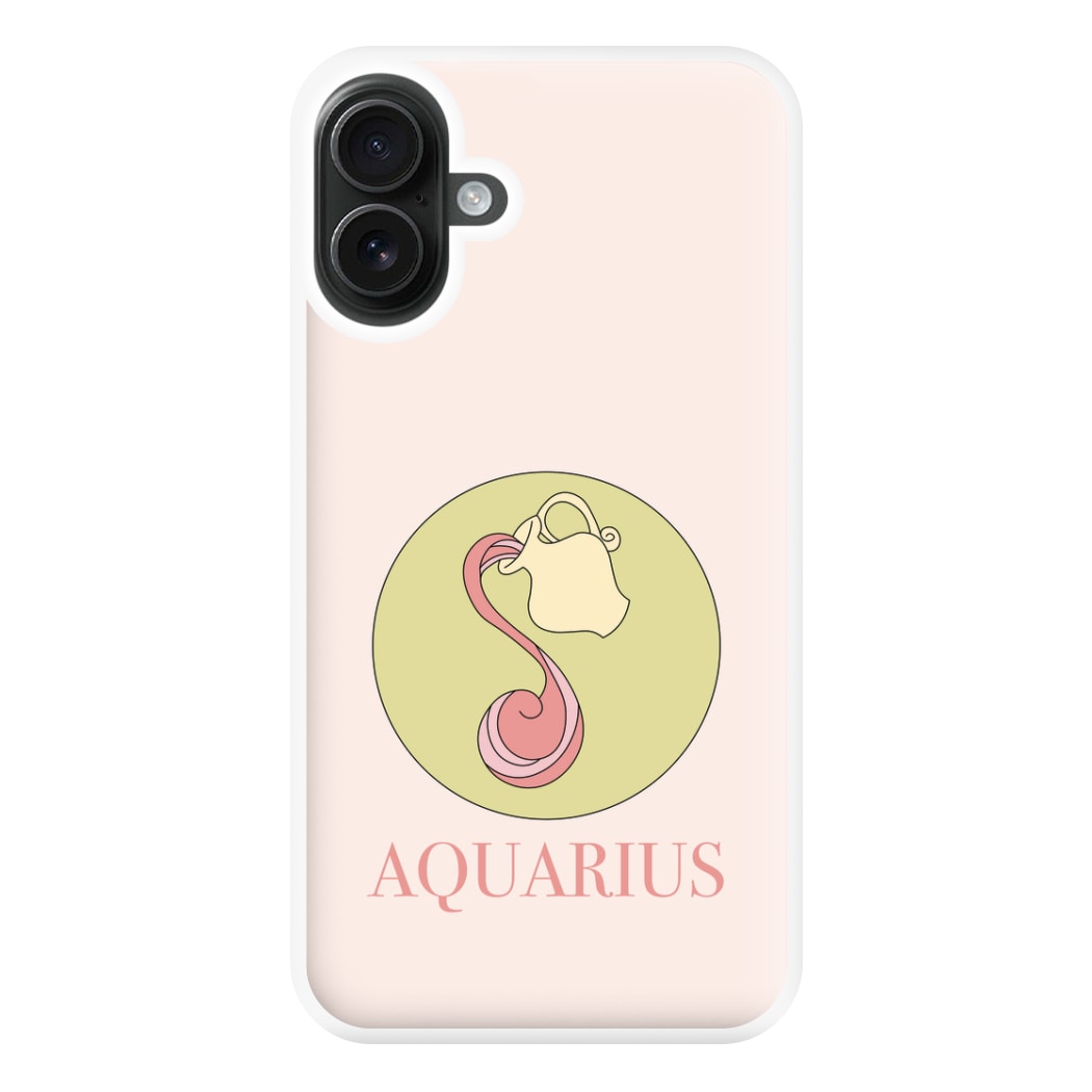 Aquarius - Tarot Cards Phone Case for iPhone 16 Plus