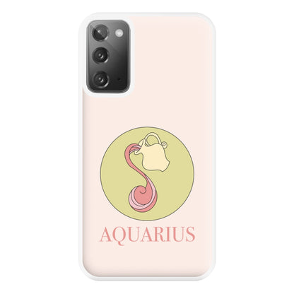 Aquarius - Tarot Cards Phone Case for Galaxy Note 20 Ultra