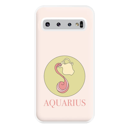 Aquarius - Tarot Cards Phone Case for Galaxy S10 Plus